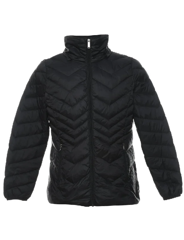 Early Access Black Classic Puffer Jacket - L