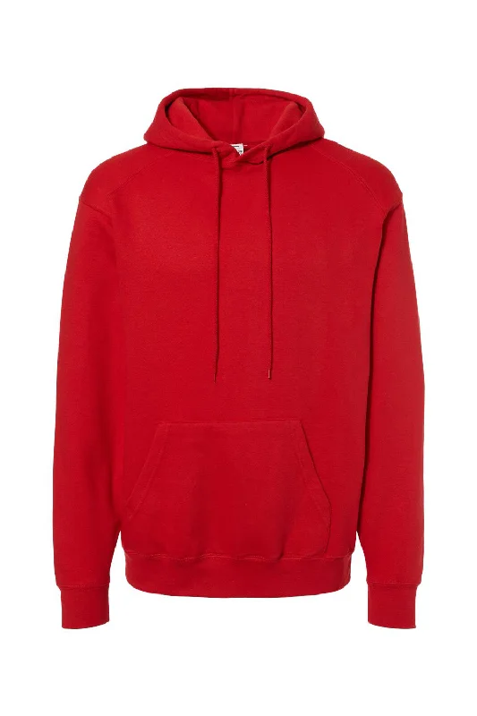 Super Savings C2 Sport Mens Hooded Sweatshirt Hoodie w/ Pouch Pocket - Red - Closeout