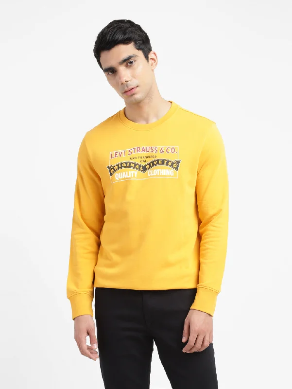 Weekend Deal Men's Graphic Print Crew Neck Sweatshirt