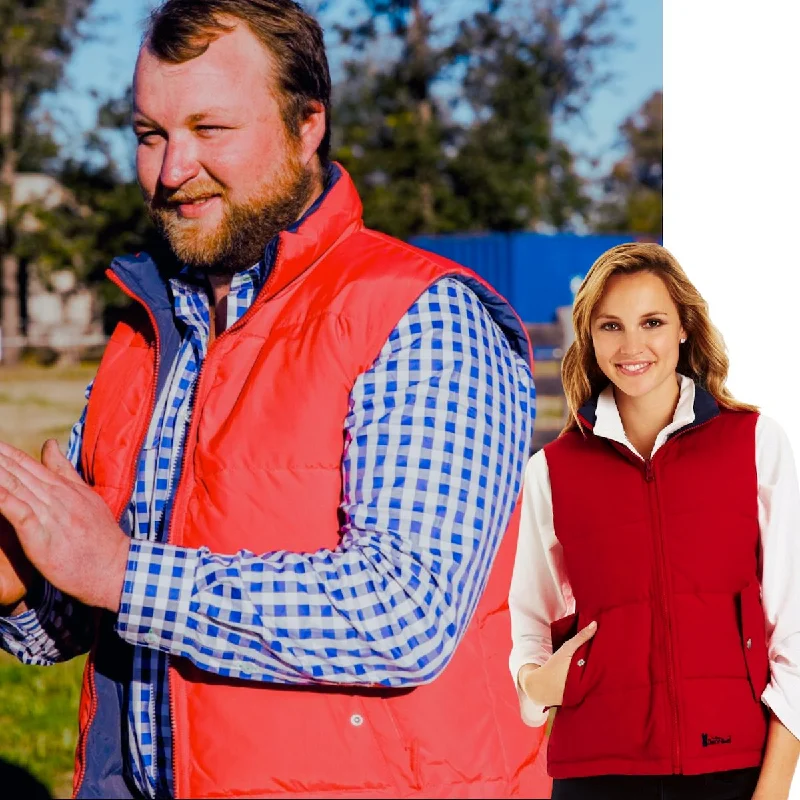 Savings Soar This Weekend Unisex Red/Navy Reversible Vest