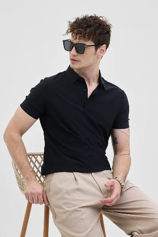 Weekend Specials to Celebrate Black Technical Stitchless Polo T-Shirt