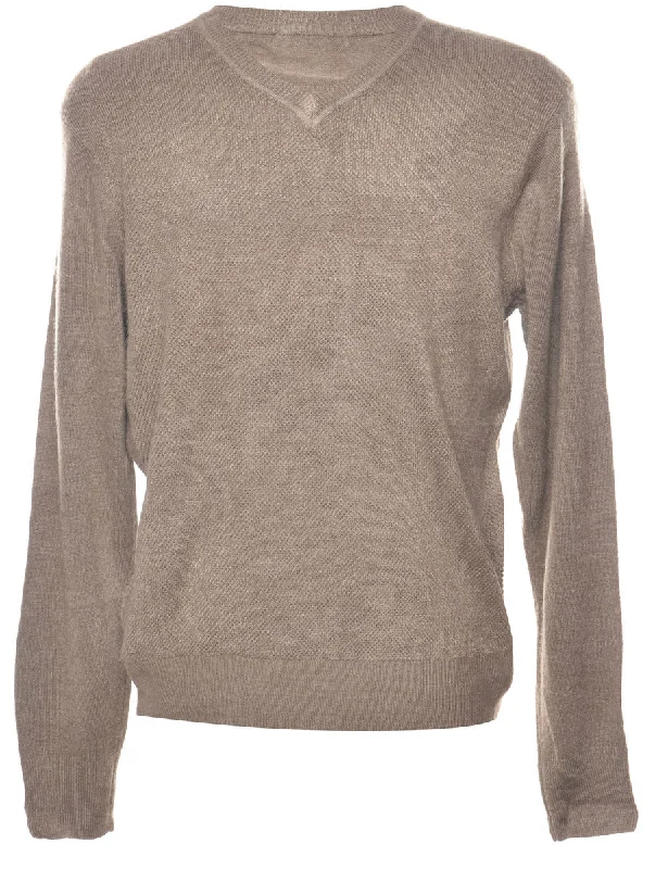 Brown Jumper - L