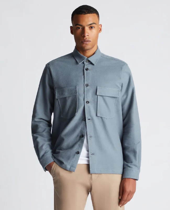 Can't Be Beat Regular Fit Heavyweight Cotton Overshirt