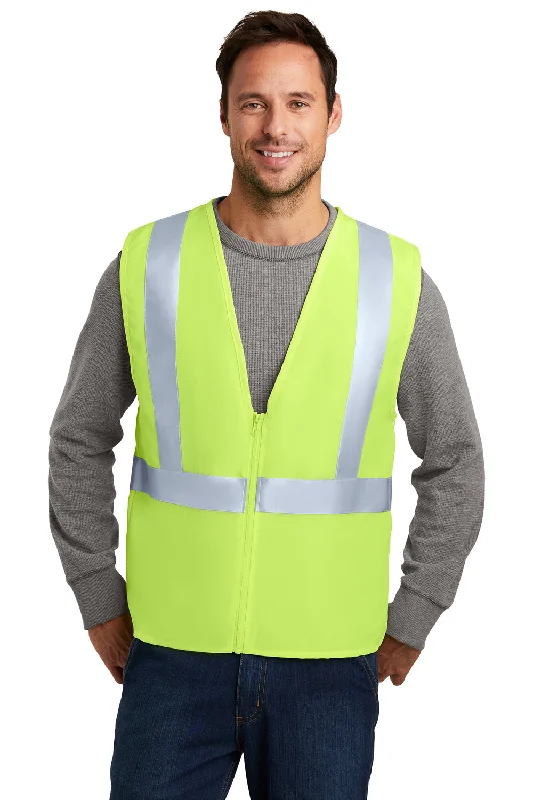 Weekend Deals You Can't Resist CornerStone Mens Enhanced Visibility Safety Vest - Safety Yellow