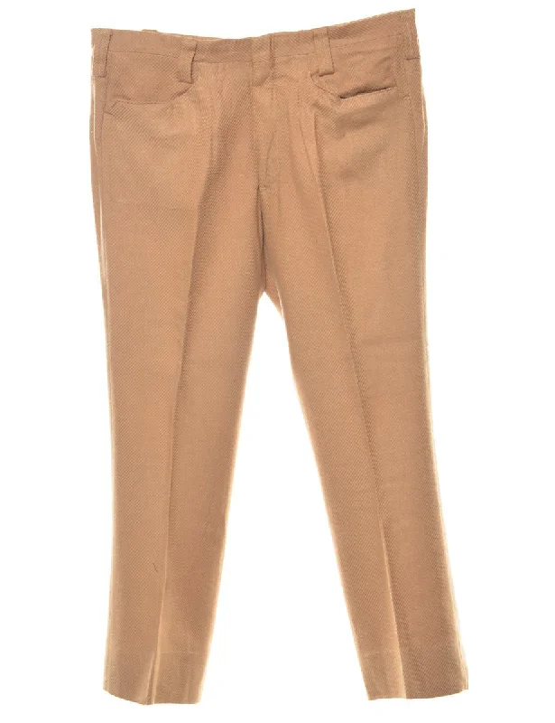 Brown Classic Trousers - W34 L28