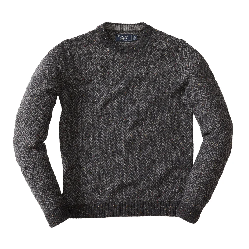 Discount Mania Zermatt Herringbone Crew - Gray