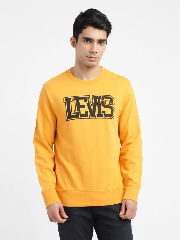 Time-Limited Offer Men's Printed Crew Neck Sweatshirt