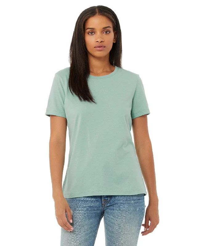 Bella+Canvas Ladies Relaxed Short Sleeve Jersey T-Shirt | Dusty Blue