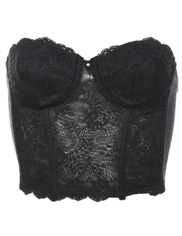 Savings Soar This Weekend Black Bustier - S