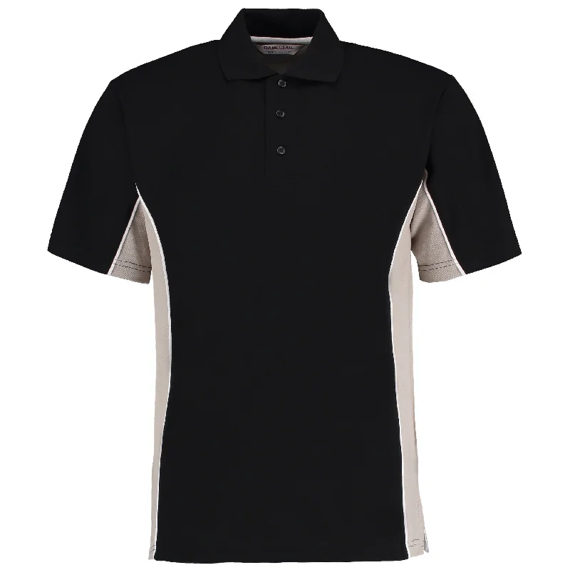 Holiday Sale Kustom Kit Track Polo (Classic Fit) - Black/Grey/White