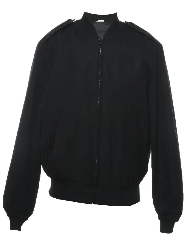 Take Advantage Black Bomber Jacket - M