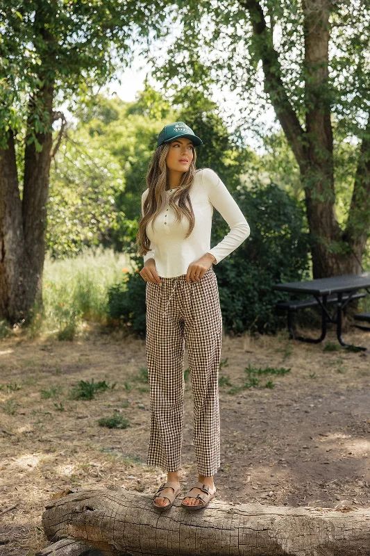 Best Choice Central Park Gingham Pants