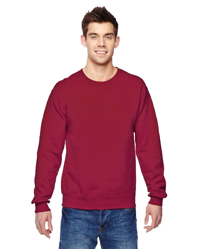 Fruit of the Loom Sofspun Crewneck Sweatshirt | Cardinal