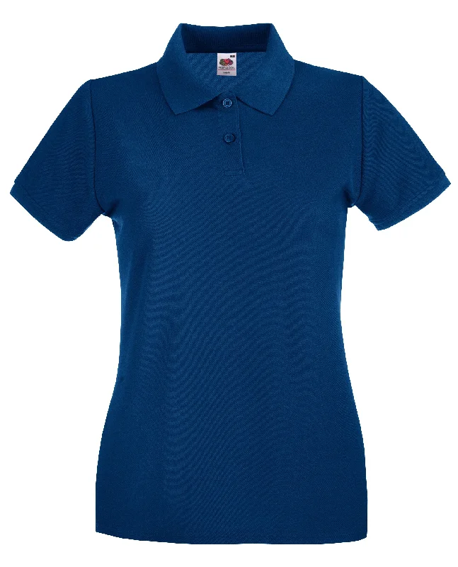 Mega Sale Fruit Of The Loom Women's Premium Polo - Navy