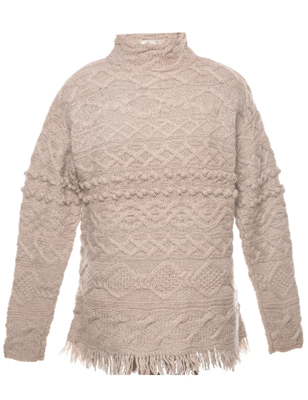 Cable Knit Jumper - S