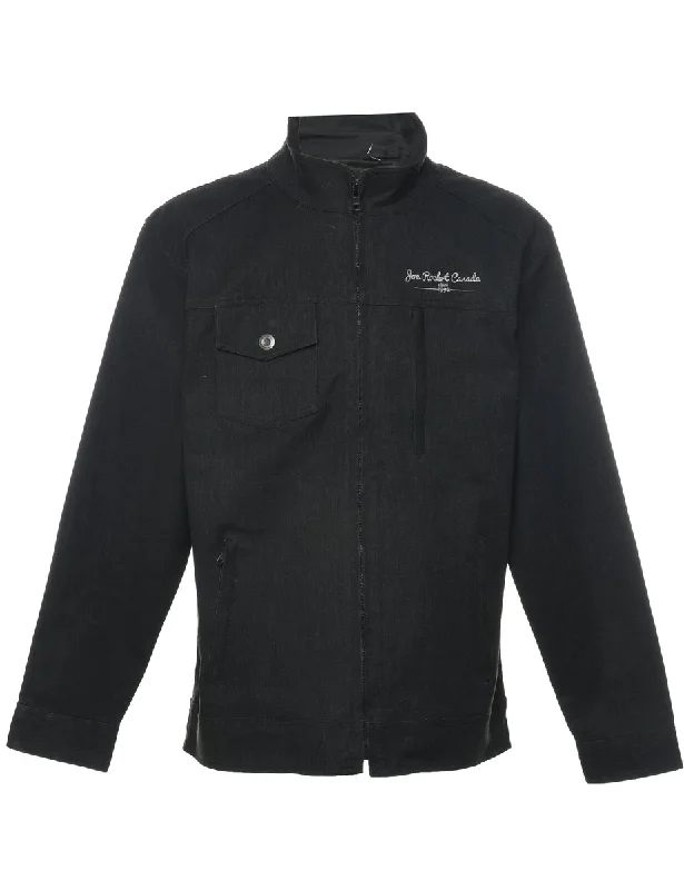 Buy More, Save More Black Denim Jacket - XL
