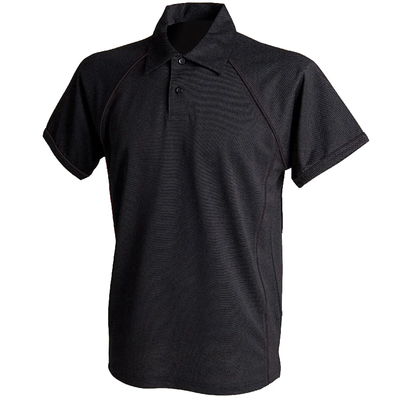 The Best Deal Finden & Hales Piped Performance Polo - Black/Black