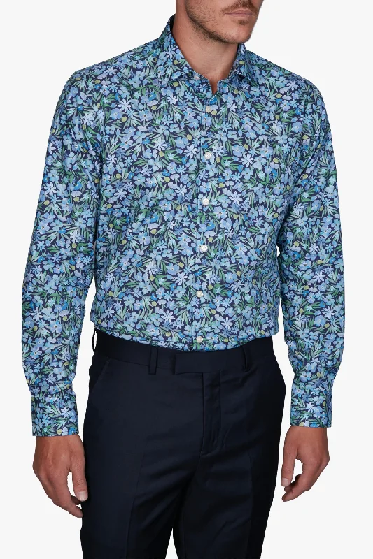 Simon Carter | Water Colour Garden Print Casual Shirt