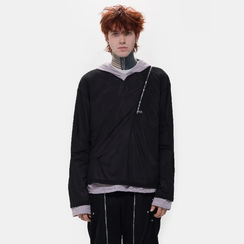 Deep Discounts Knox Mesh Hoodie in Black