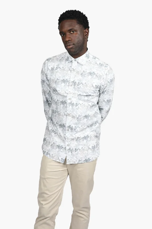 James Harper | Faded Floral Slim Fit Casual Shirt