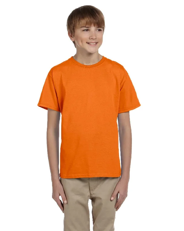 Gildan Ultra Cotton Youth Heavyweight T-Shirt | S Orange