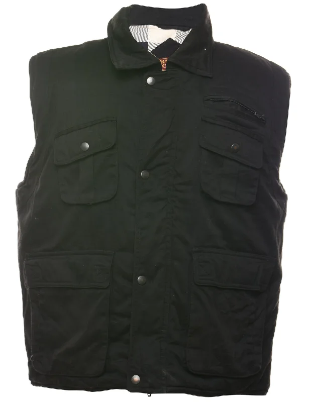 Black Waistcoat - L