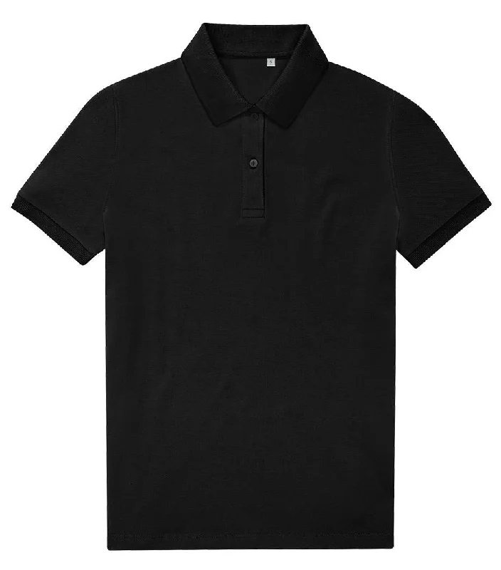 Markdowns B&C Collection My Eco Polo 65/35 Women - Black