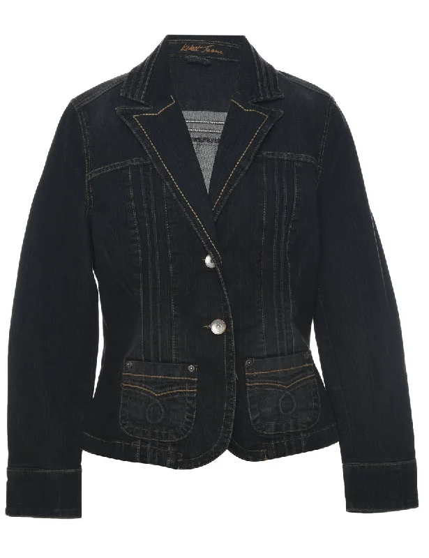 Blowout Deals Black Denim Jacket - M