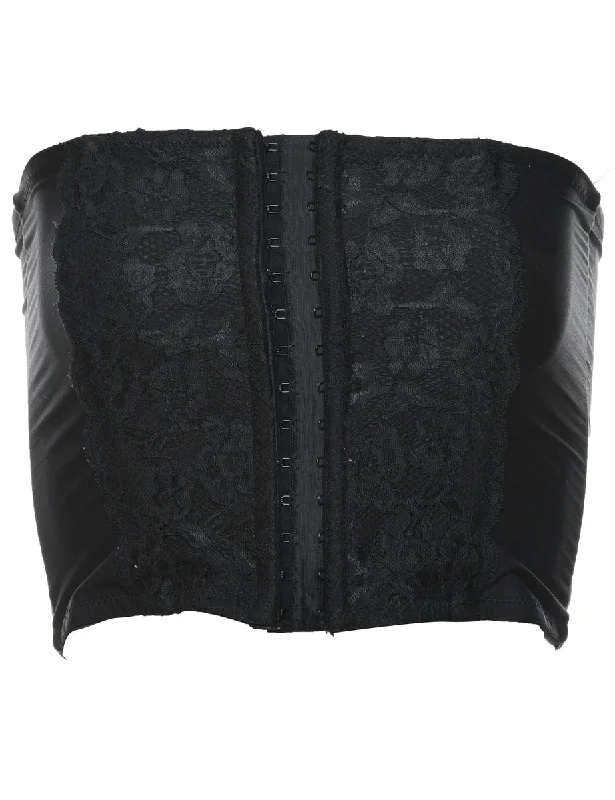 Shop the Weekend Away Black Bustier - S
