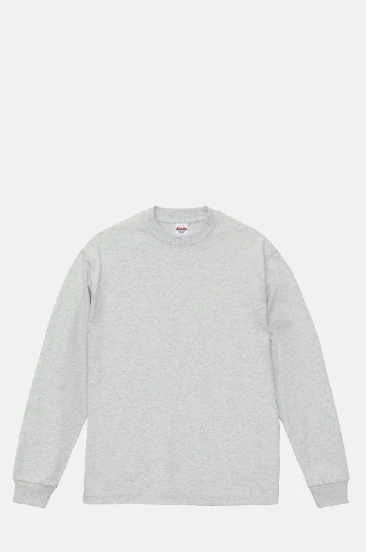 Huge Discounts 7.1OZ Open-End Rugged Long Sleeve T-Shirt Ash