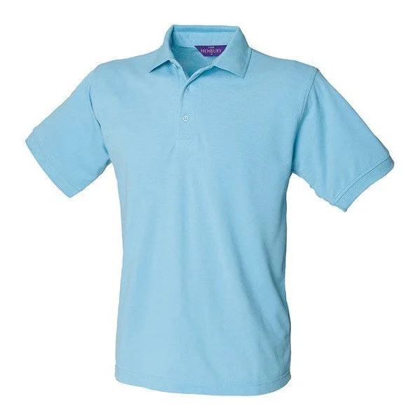 Special Price Henbury 65/35 Classic Piqué Polo Shirt - Sky