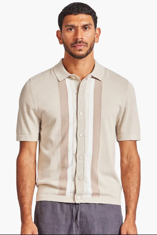 Time-Limited Offer Academy Brand | Joey Stripe Knit Polo Shirt