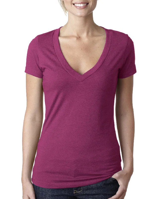 Next Level Ladies CVC Deep V-Neck Tee | Lush