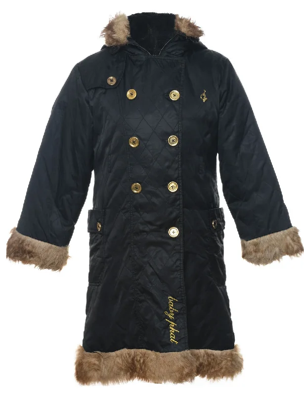 Shop the Weekend Away Baby Phat Double Breasted Puffer Jacket - L