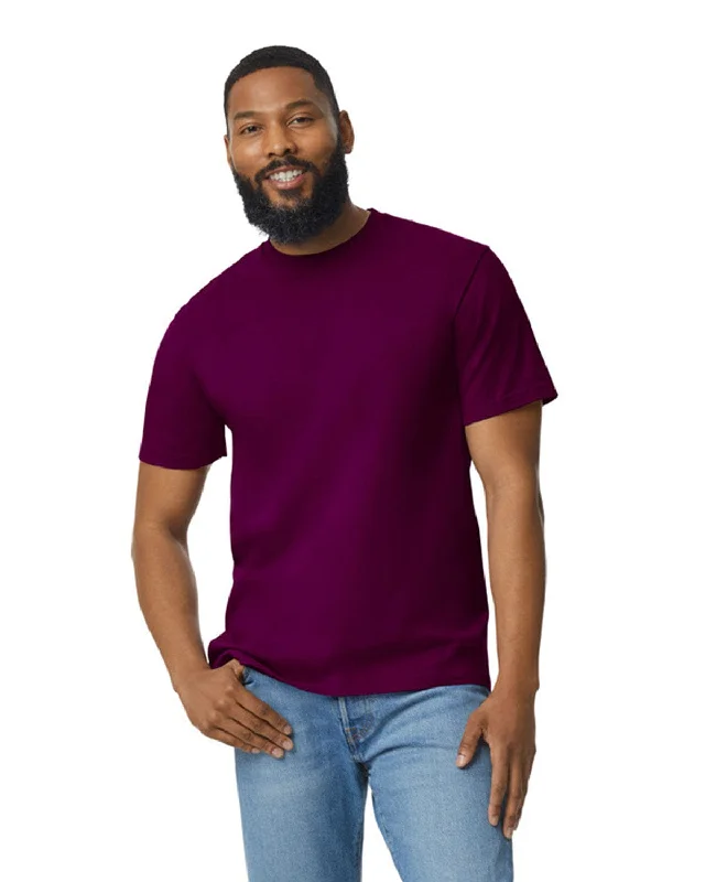 Daily Deals Gildan Unisex Softstyle Midweight T-Shirt | Maroon