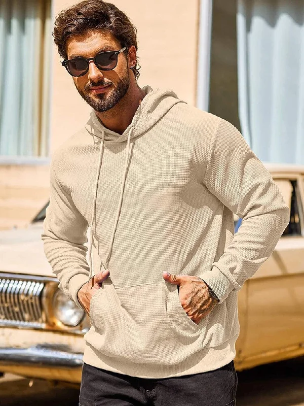 Classic Leisure Waffle Knit Hoodie (US Only)