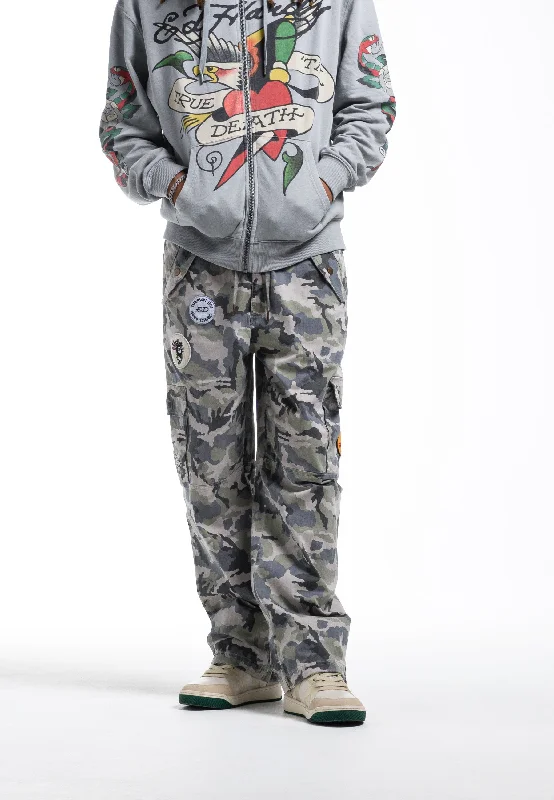 Sale Event Mens Nyc Drag Woven Combat Trousers - Camo