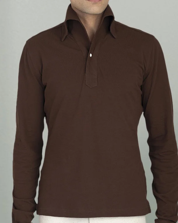 Super Bargain Brown Pique Polo T-Shirt