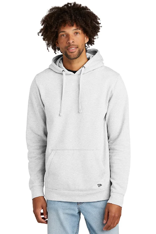 Weekend Savings Spectacle New Era Mens Comeback Fleece Hooded Sweatshirt Hoodie w/ Pouch Pocket - Ash Grey