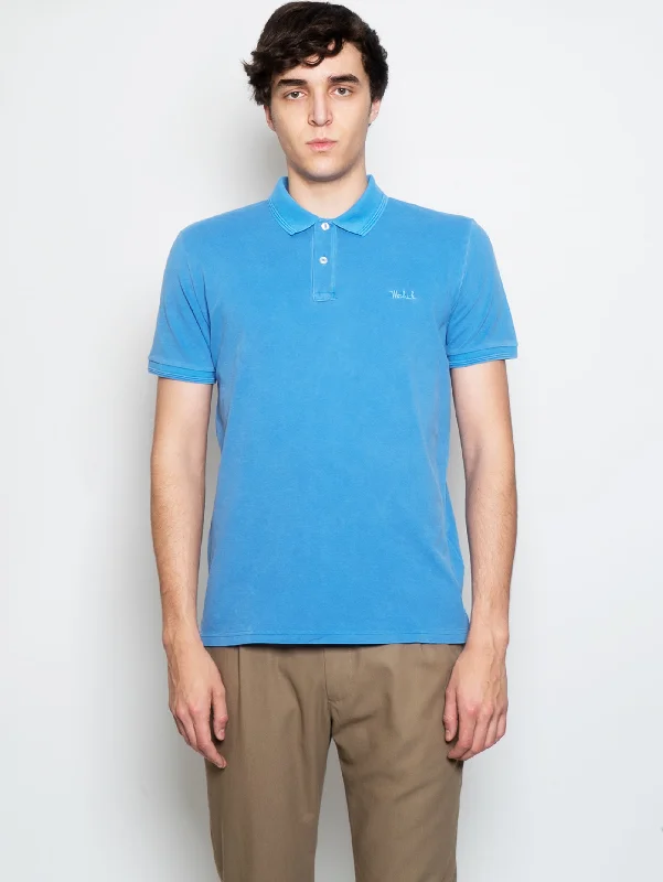 Polo in Cotone Blu