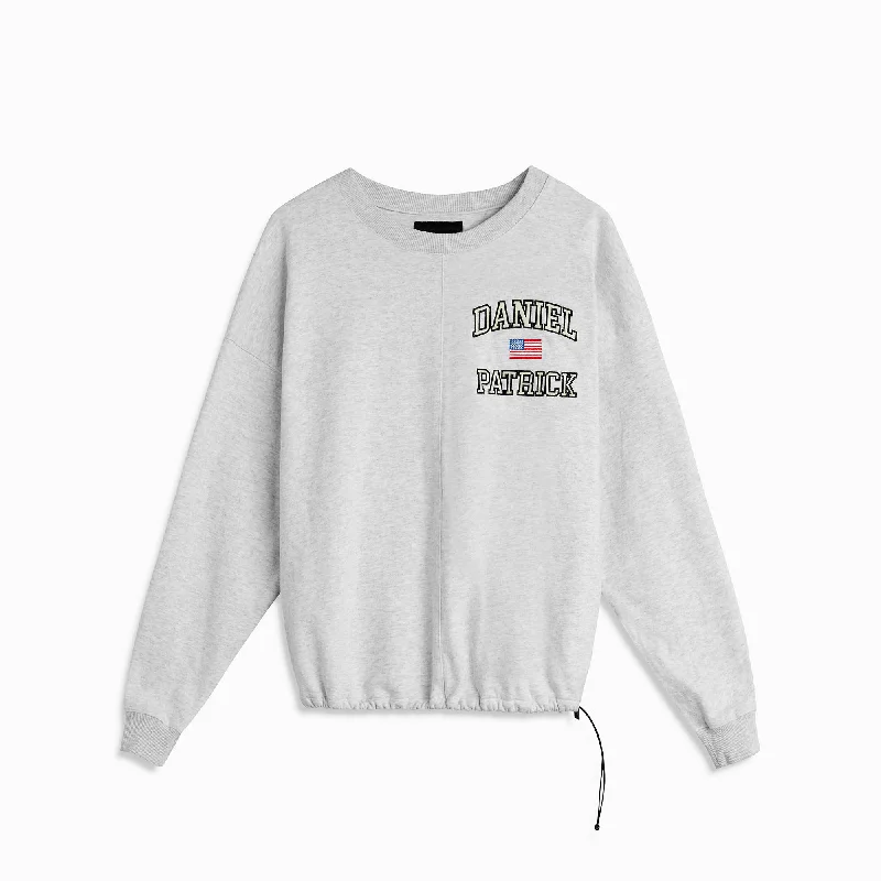 Super Deal USA sweatshirt / ash heather grey