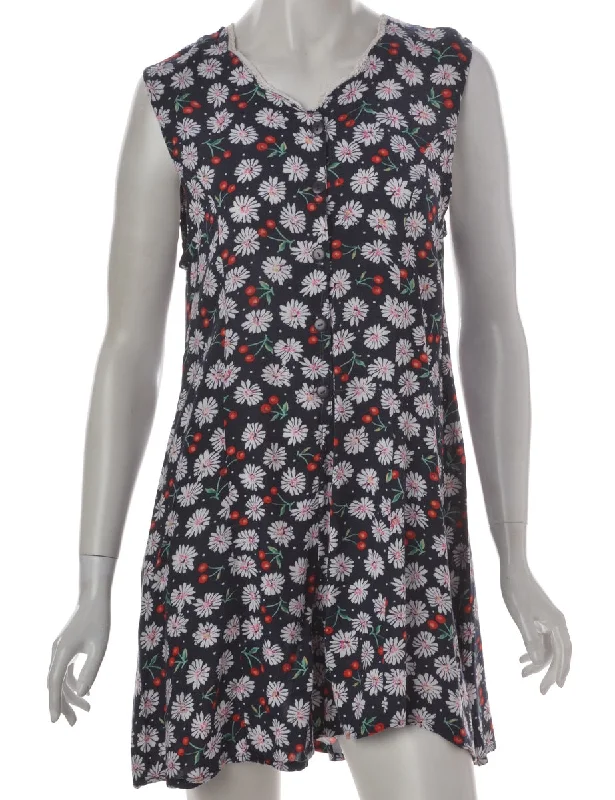 Super Savings Beyond Retro Label Sleeveless Playsuit