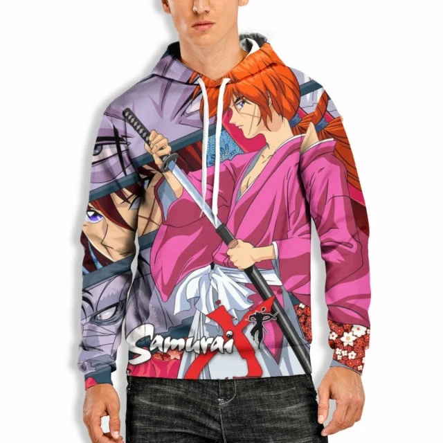 Deep Discounts 3D Print Hoodie with Anime Series Print
