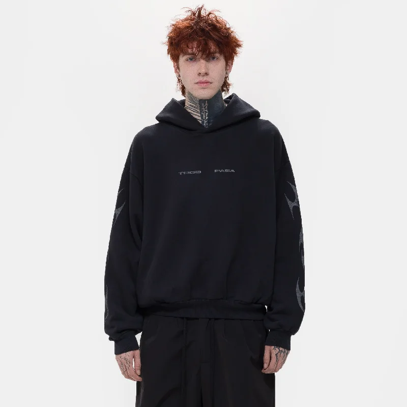 Exclusive Savings Throttle Hooded Sweatshirt in Black