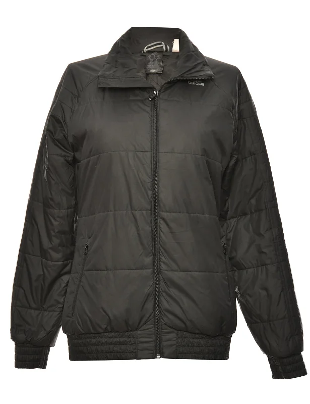 Weekend Deals That Please Black Classic Adidas Puffer Jacket - L