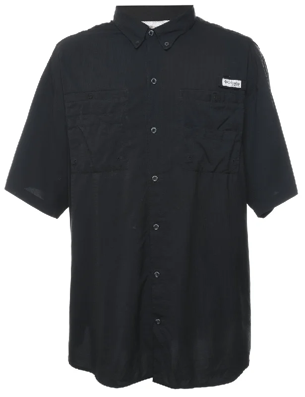 Black Short Sleeve Columbia Shirt - XL