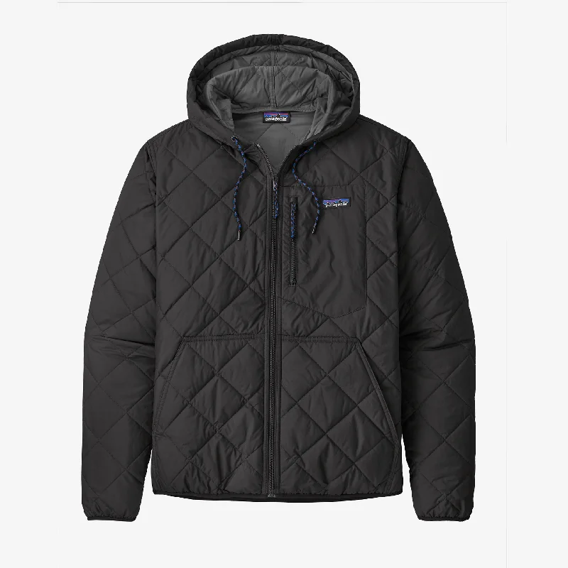 Stock Up Men's Diamond Quilted Bomber Hoody