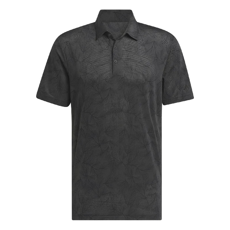 Ultimate365 Mesh Print Polo Carbon/Black - AW24