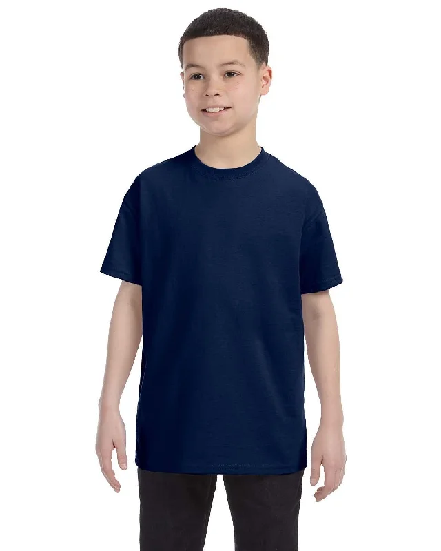 Quick Deals Jerzees Youth Heavyweight 50/50 T-Shirt | J Navy