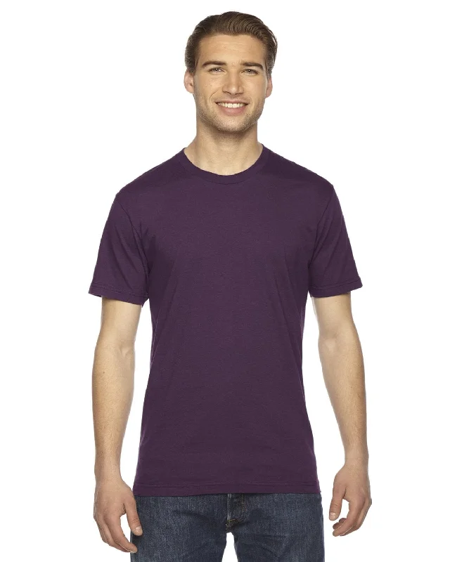 Big Deal American Apparel Unisex Fine Jersey Short Sleeve T-Shirt | Eggplant